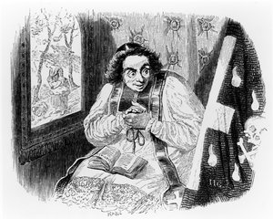 Le prêtre et le cadavre, illustration pour 