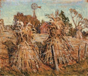 Le champ de maïs - Grant Wood