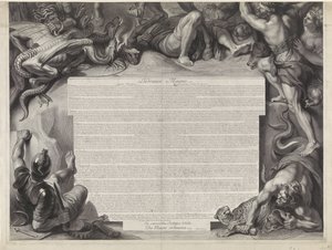 Portrait équestre allégorique de Louis XIV, roi de France