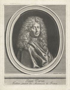 Portrait de Jean Varin - Gérard Edelinck