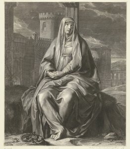Marie en deuil