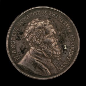 Michel-Ange Buonarroti, 1475-1564, artiste italien (avers) - Gérard Léonard Hérard