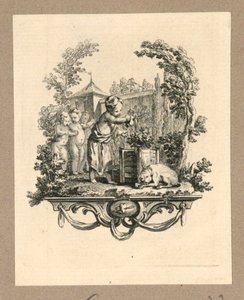 Enfant Arrosant une Plante