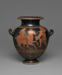 Stamnos à figures rouges attiques, 440-430 av. J.-C. - Greek