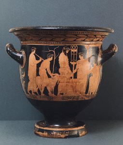 Vase attique par le peintre Kleophon, Ve siècle av. J.-C.