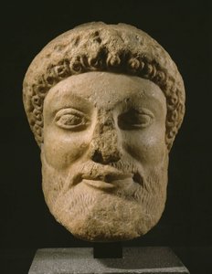 Tête de Dionysos, Attique, vers 480-460 av. J.-C. - Greek