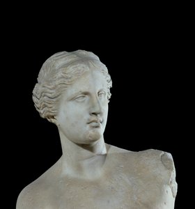 Tête de la Vénus de Milo, vers 100 av. J.-C. (détail)