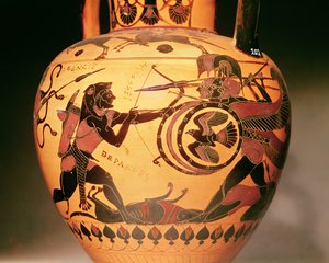 Héraclès combattant Géryon