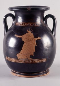 Peinture sur vase : Représentation d