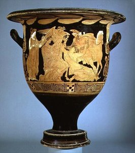 Cratère à Figures Rouges Attique représentant Borée avec Orithye - Greek