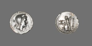 Drachme représentant la nymphe Amphitrite, 216-203 av. J.-C.