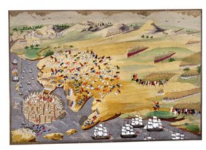 Divers sièges de Missolonghi et la mort de Lord Byron (1788-1824) en 1824, de l