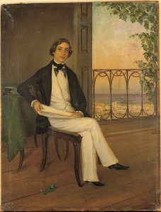Portrait du jeune roi Otto - Greek School