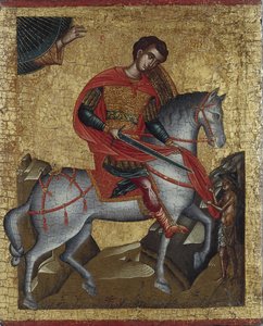 Saint Martin, vers 1500 - Greek icon.