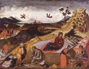 La Nativité du Christ - Greek icon