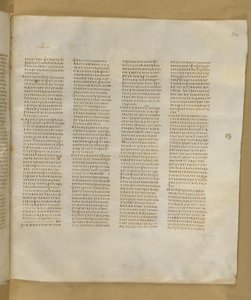 Codex Sinaiticus, Add. MS 43725, f.304r, vers 325-375 - Greek School