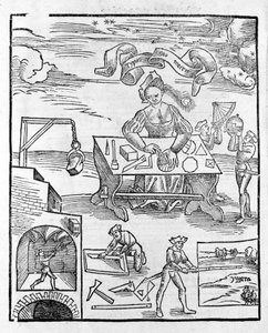 Arts libéraux : La géométrie - dans « Margarita Philosophica » de Gregor Reisch (1467-1525). Bâle