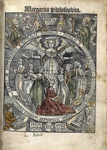 Margarita Philosophica. Page de titre, 1504 - Gregor Reisch
