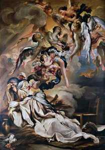 Mort de Sainte Scholastique, par Gregorio de