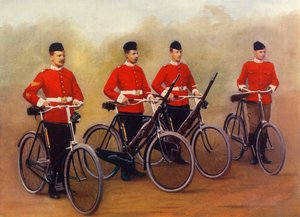 Cyclistes - Lancashire Fusiliers, 1900 - Gregory and Co