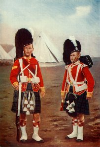 Sergent et clairon, 1er Argyle et Sutherland Highlanders, 1900 - Gregory and Co