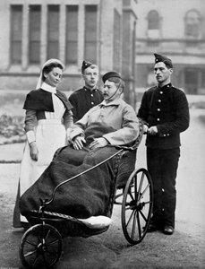 Le convalescent, hôpital Herbert, Woolwich, Londres, 1896 - Gregory and Co