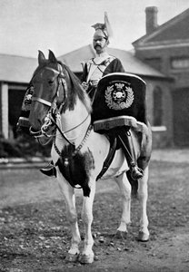 Le cheval tambour du 17e Lanciers, 1896 - Gregory and Co