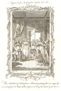 Abbesse de Coldingham Sainte Æbbe la jeune abbesse semi-mythologique 870AD