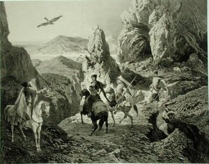 Chasse au Faucon près d