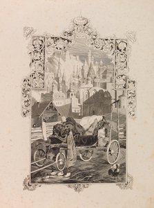 Frontispice de la nouvelle Tarantas Le Tarantass par Vladimir Sollogub, 1845