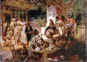 Scène orientale - Grigori Grigorevich Gagarin