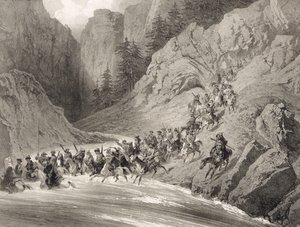 Tcherkersseians en Raid près de la mer Noire, planche 4, d