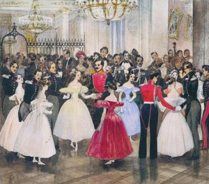 Le bal dans la maison de la princesse Maria Baryatinskaya, années 1830