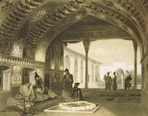 La salle des miroirs dans le palais du Sardar d
