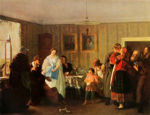 Félicitant les jeunes, 1861, 1965 - Grigori Grigoryevich Myasoedov