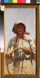 Une faucheuse - Grigori Grigoryevich Myasoedov