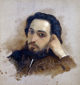 Portrait de Vsevolod Mikhailovitch Garchine - Grigoriy Myasoyedov