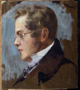 Portrait du poète prince Piotr Andreievitch Viazemski (Pierre Wiazemsky) (1792-1878) (Portrait du poète prince Pyotr. A. Vyazemsky). Œuvre de Grigori Grigoryevich Myasoyedov (1834-1911) - Grigoriy Myasoyedov