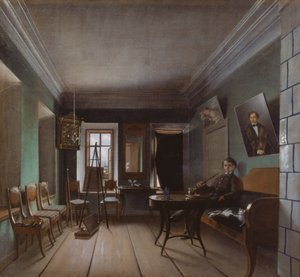 Intérieur de la maison Bykov, années 1850