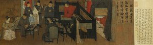 Les Réjouissances Nocturnes de Han Xizai (détail) - Gu Hongzhong (after)