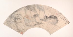 Huai Su dans le bosquet de bananiers