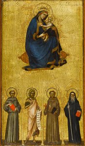 Madone et Enfant avec des saints, vers 1360