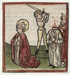 Saints Theonestus et Albanus; ou Saint Pancrace - Günther Zainer
