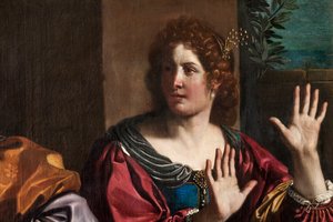 Amnon et Tamar (détail) - Guercino