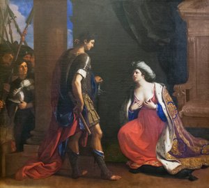 Cléopâtre devant Octavien - Guercino (1591 1666)