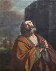 Saint Pierre pleurant - Guercino (1591 1666)