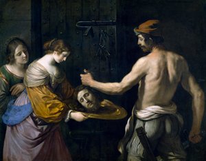 Salomé recevant la tête de Saint Jean-Baptiste - Guercino (1591 1666)