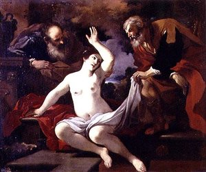 Suzanne et les vieillards - Guercino