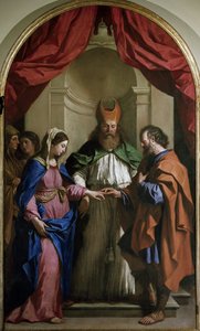 Le Mariage de la Vierge - Guercino