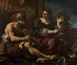 Erminia et le berger, 1619-1620 - Guercino